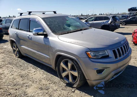 2015 Jeep Grand Cherokee Overland из США, поврежденный, VIN 1C4RJFCM5FC950982